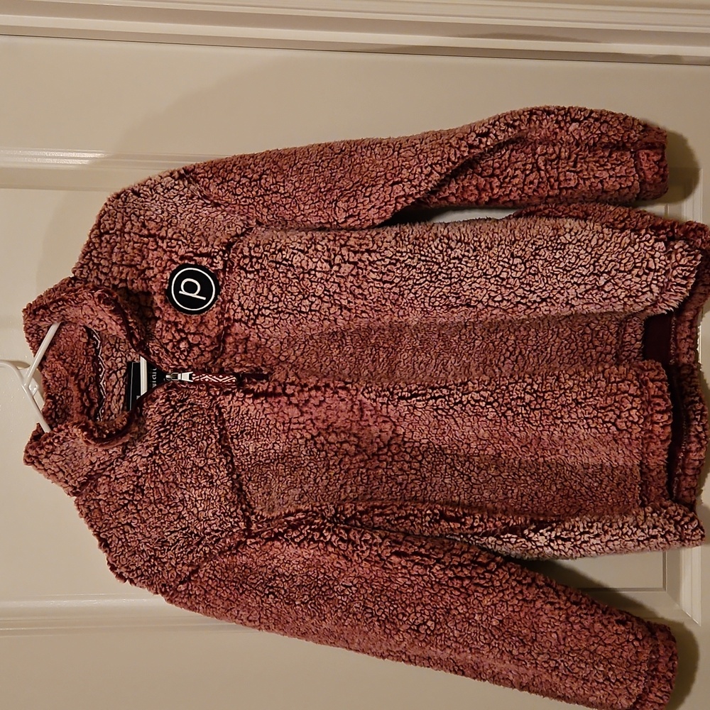 Pure Barre Fuzzy Three-Quarter Zip